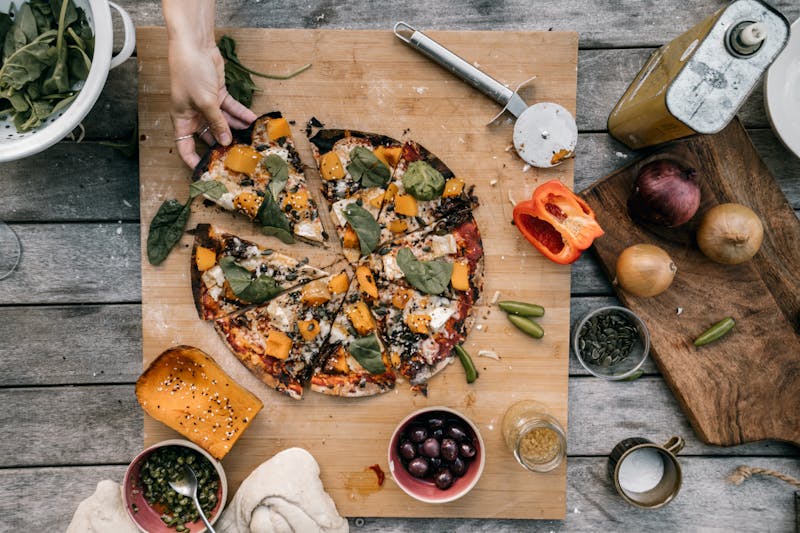 Marco's Signature Fire Pizza with pepperoni and jalapeños