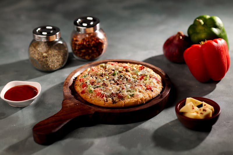 Truffle Mushroom gourmet pizza at Marcos